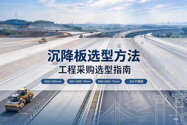 茂南沉降板选择方法