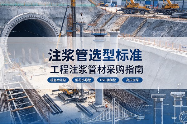 茂南注浆管选型标准
